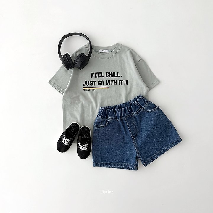 Dsaint - Korean Children Fashion - #prettylittlegirls - FEEL JUST GO Tee - 7