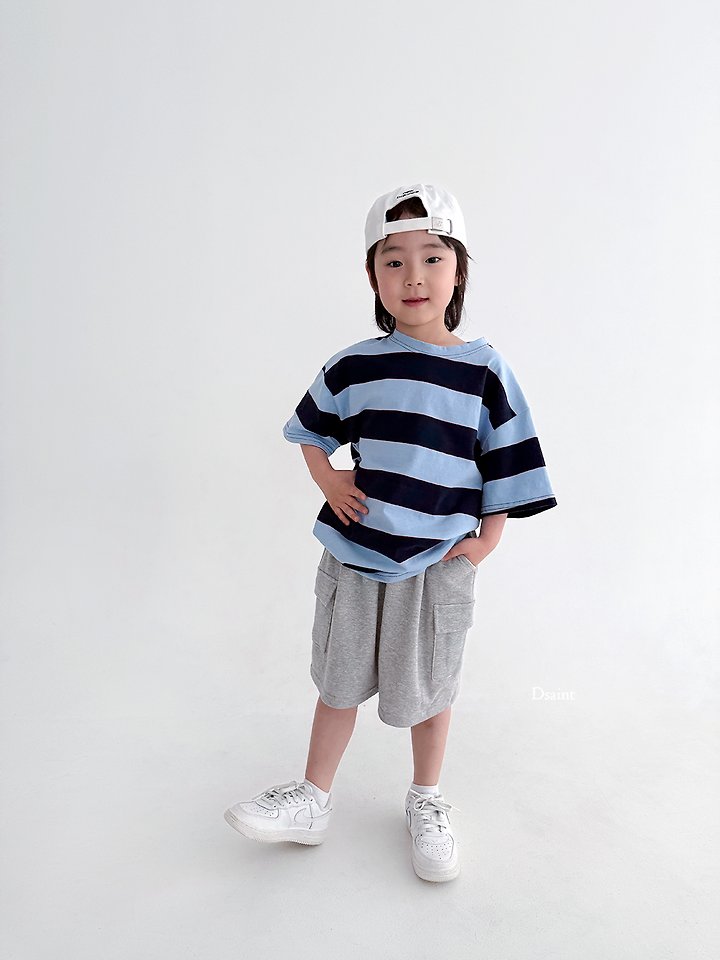 Dsaint - Korean Children Fashion - #prettylittlegirls - Mega Stripe Tee - 7