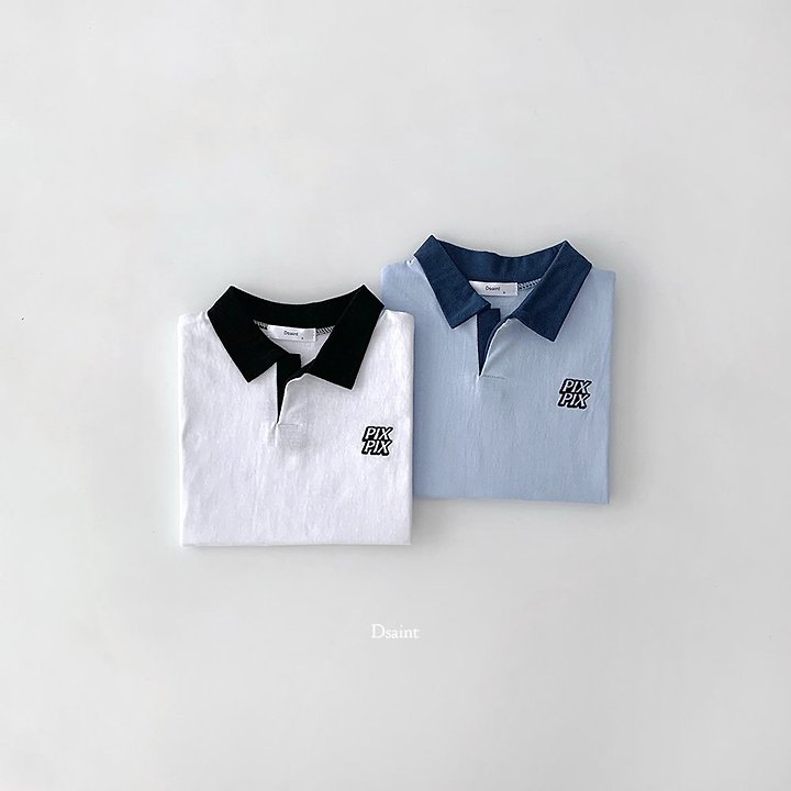 Dsaint - Korean Children Fashion - #prettylittlegirls - Fixed Time Collar Tee - 3