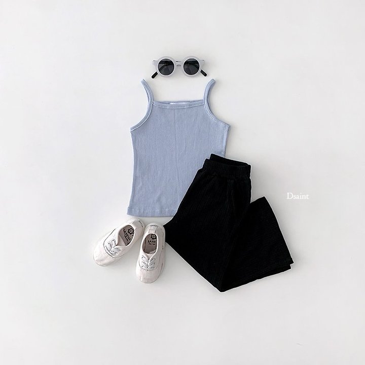 Dsaint - Korean Children Fashion - #prettylittlegirls - Pretty Warning Rib Sleeveless Top - 12