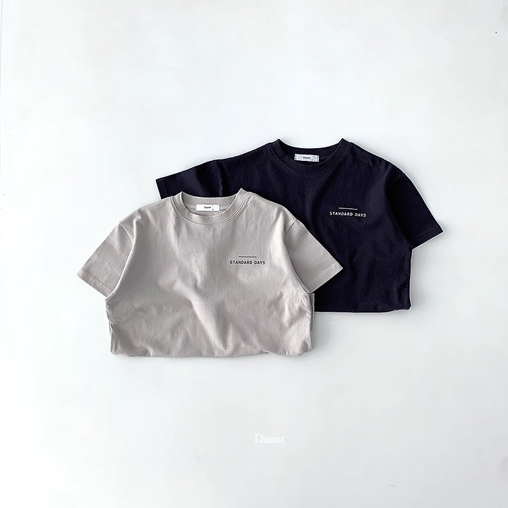 Dsaint - Korean Children Fashion - #toddlerclothing - Stand Days Tee - 4