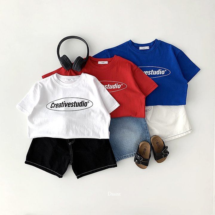 Dsaint - Korean Children Fashion - #prettylittlegirls - Creative Studio Tee - 4