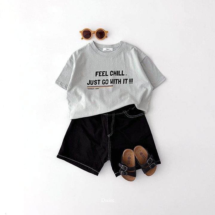 Dsaint - Korean Children Fashion - #todddlerfashion - FEEL JUST GO Tee - 8