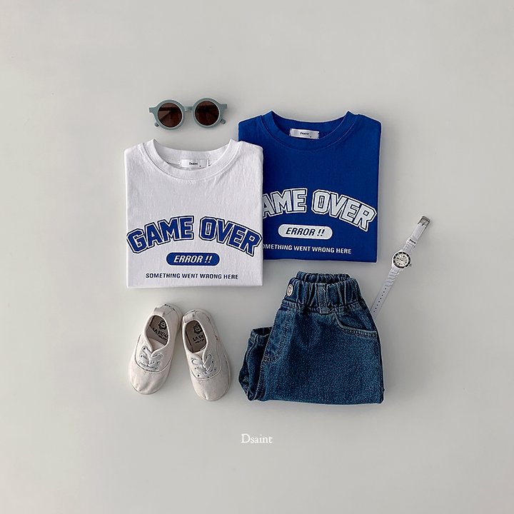 Dsaint - Korean Children Fashion - #prettylittlegirls - Game Over Tee - 4