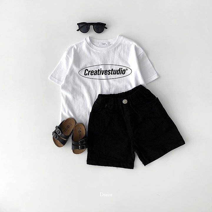 Dsaint - Korean Children Fashion - #toddlerclothing - Creative Studio Tee - 5