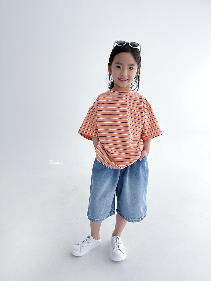 Dsaint - Korean Children Fashion - #toddlerclothing - Toms Stripe Tee - 9