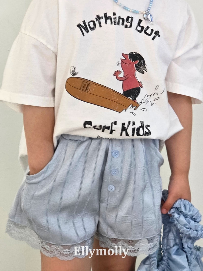 Ellymolly - Korean Children Fashion - #Kfashion4kids - Easy Button Lace Pants - 9