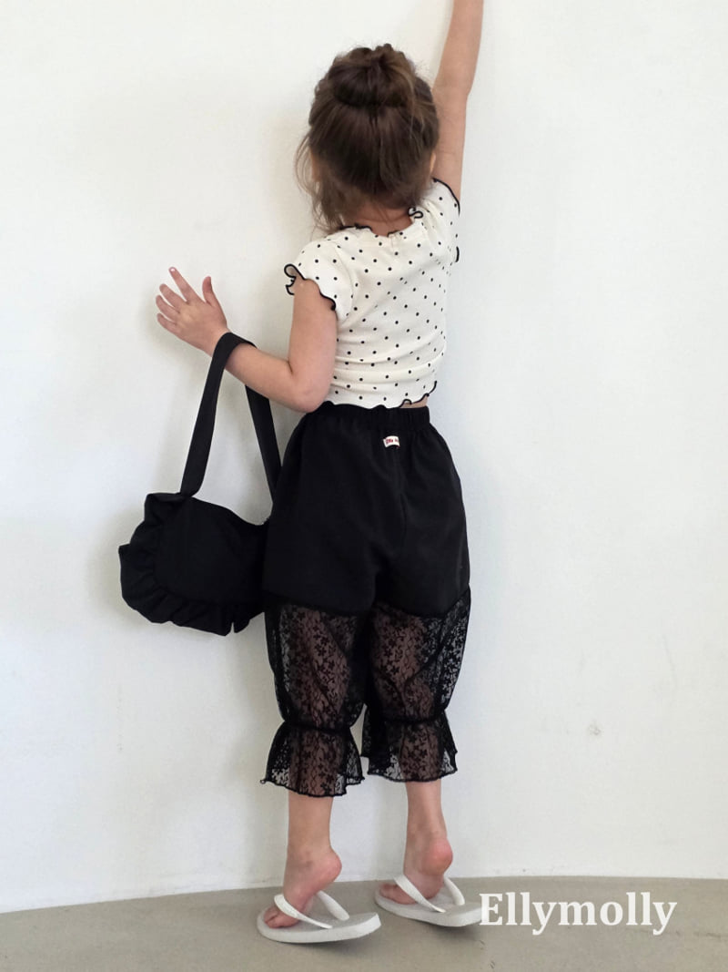 Ellymolly - Korean Children Fashion - #childofig - Mamang Lace Pants - 12