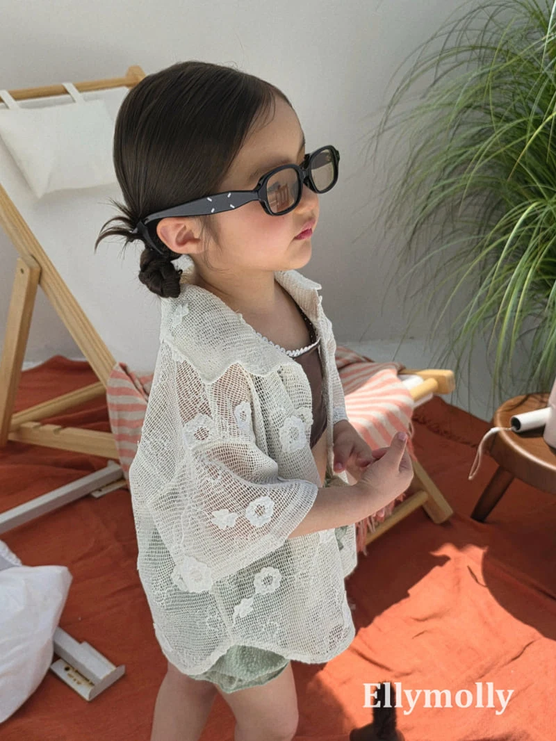 Ellymolly - Korean Children Fashion - #discoveringself - Flower Resort Shirt - 6