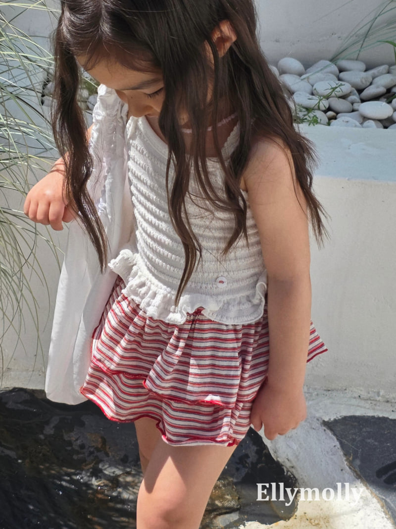Ellymolly - Korean Children Fashion - #fashionkids - Lina Line Skirt - 11