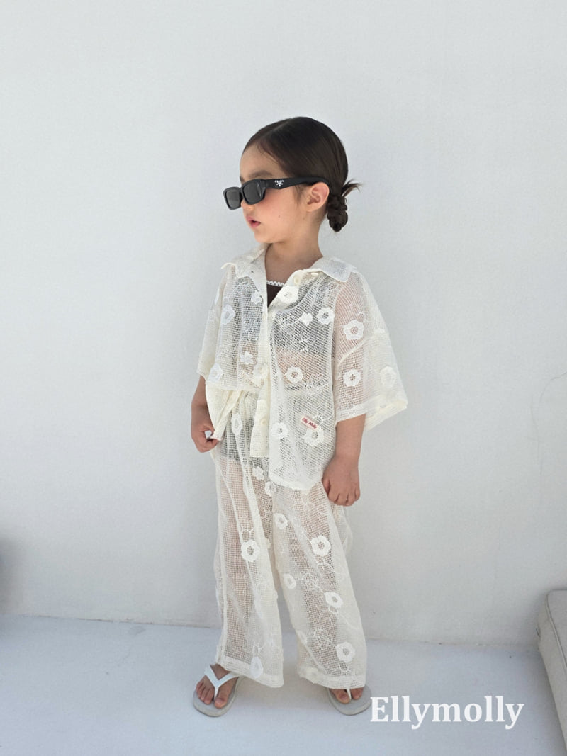 Ellymolly - Korean Children Fashion - #kidzfashiontrend - Flower Resort Shirt - 10