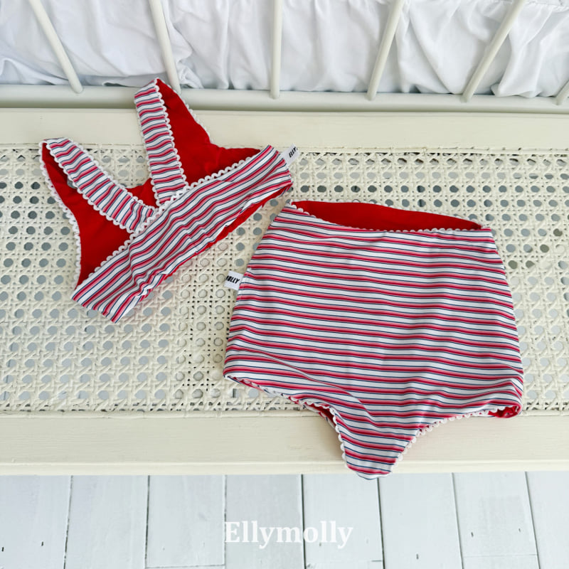 Ellymolly - Korean Children Fashion - #Kfashion4kids - Reversible Swimsuit - 4