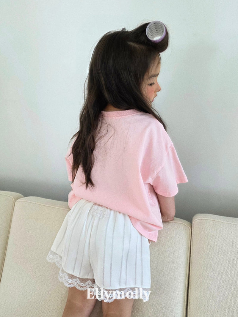 Ellymolly - Korean Children Fashion - #minifashionista - Easy Button Lace Pants - 12
