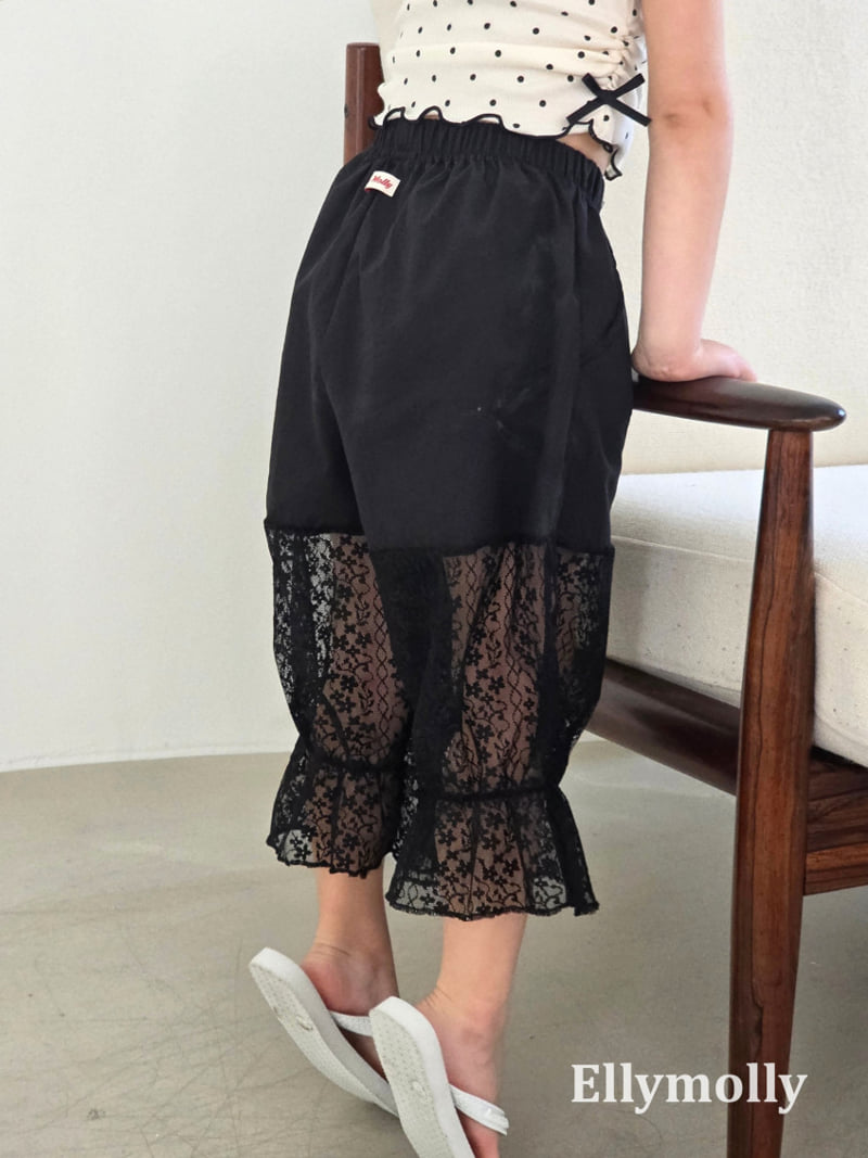 Ellymolly - Korean Children Fashion - #prettylittlegirls - Mamang Lace Pants - 10