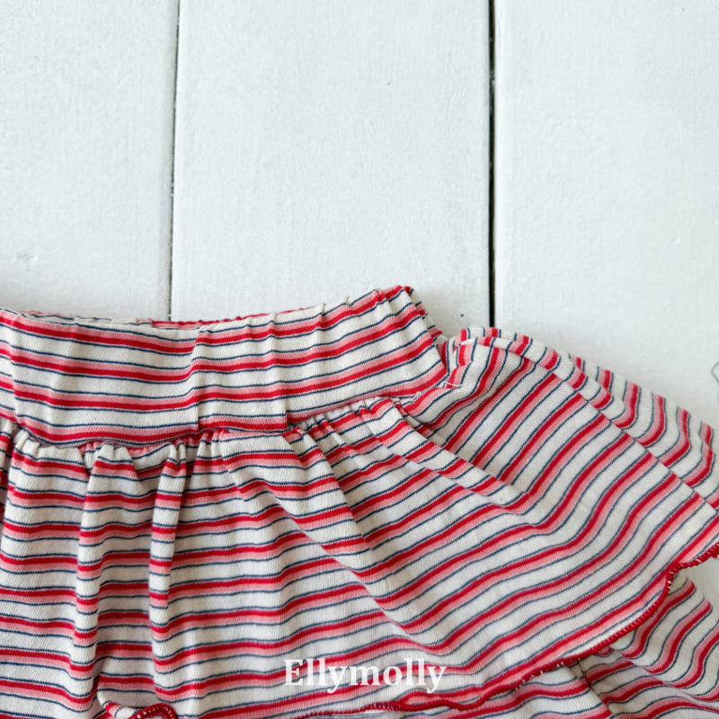 Ellymolly - Korean Children Fashion - #prettylittlegirls - Lina Line Skirt - 4