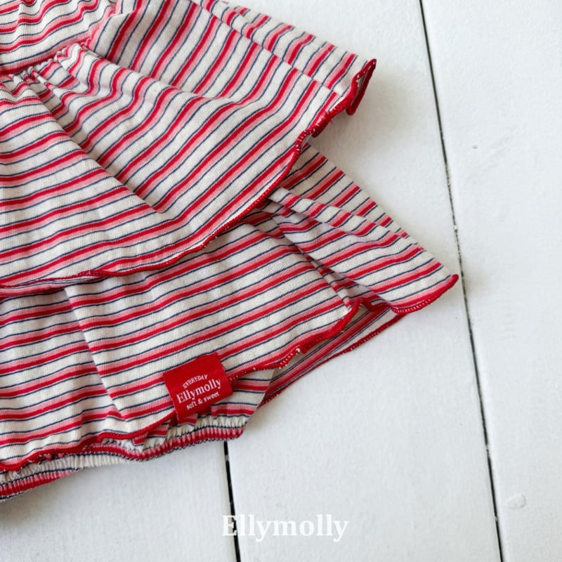 Ellymolly - Korean Children Fashion - #toddlerclothing - Lina Line Skirt - 5