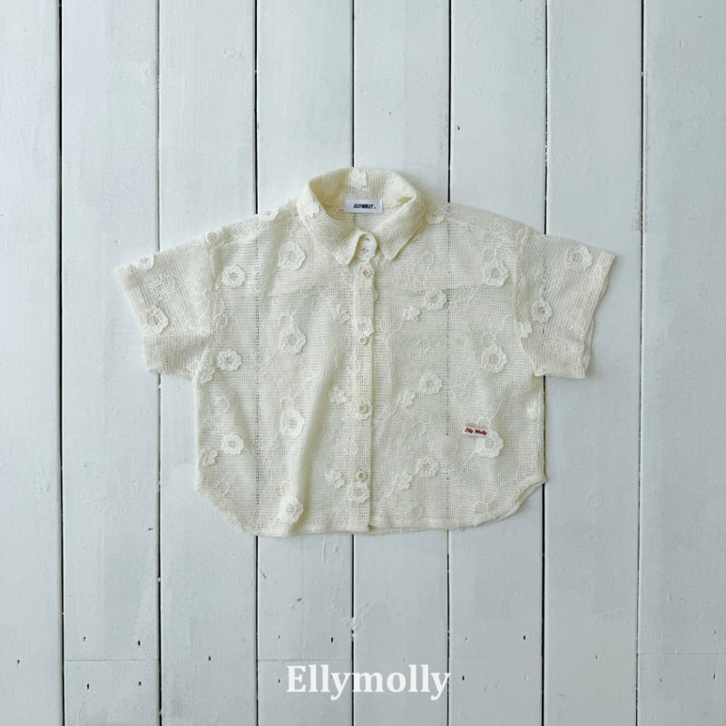 Ellymolly - Korean Children Fashion - #toddlerclothing - Flower Resort Shirt