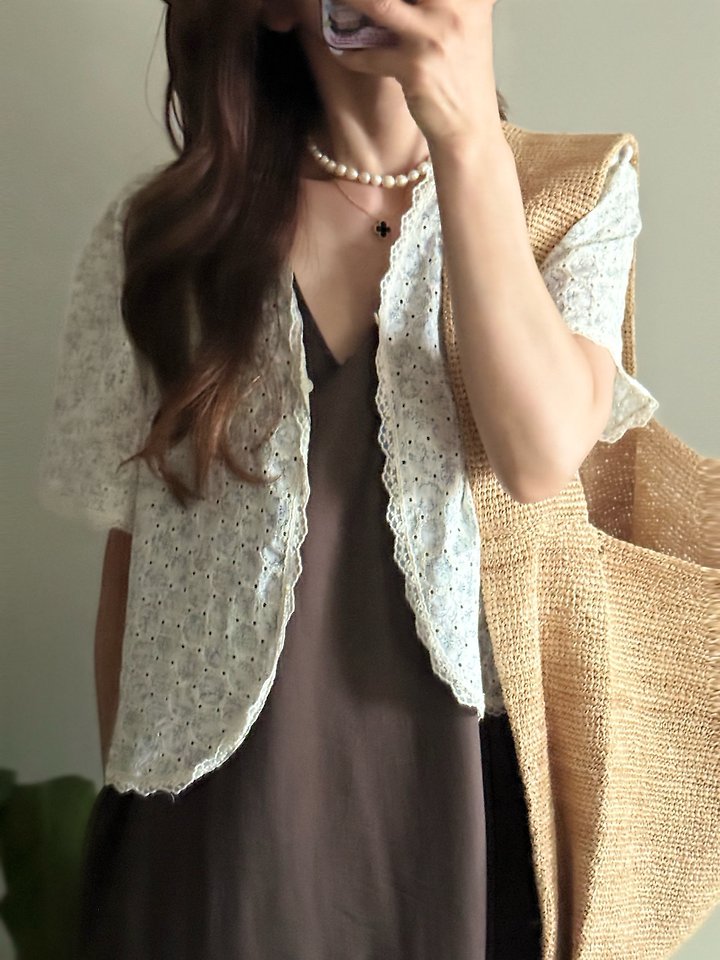 Elmu - Korean Women Fashion - #momslook - Yupi Bolero Jacket - 3