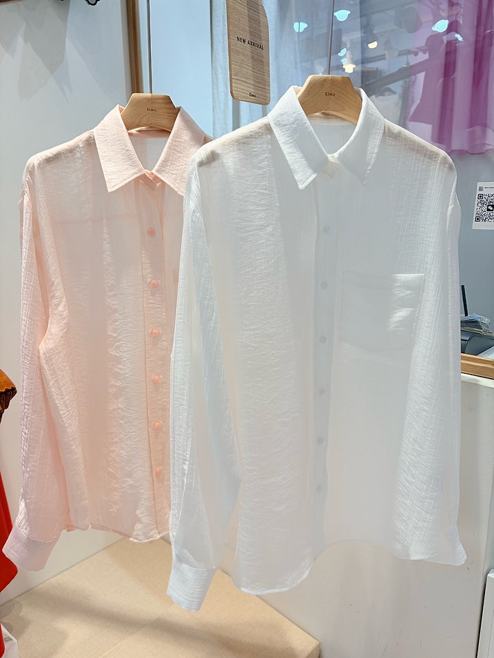 Elmu - Korean Women Fashion - #momslook - Cool Shirt - 7