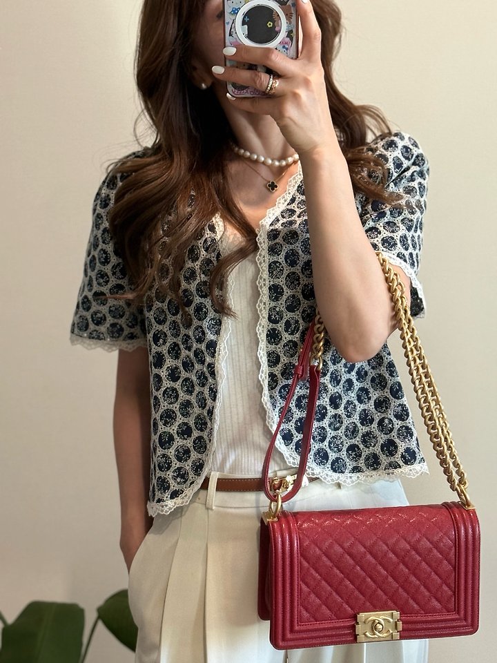 Elmu - Korean Women Fashion - #womensfashion - Yupi Bolero Jacket - 5