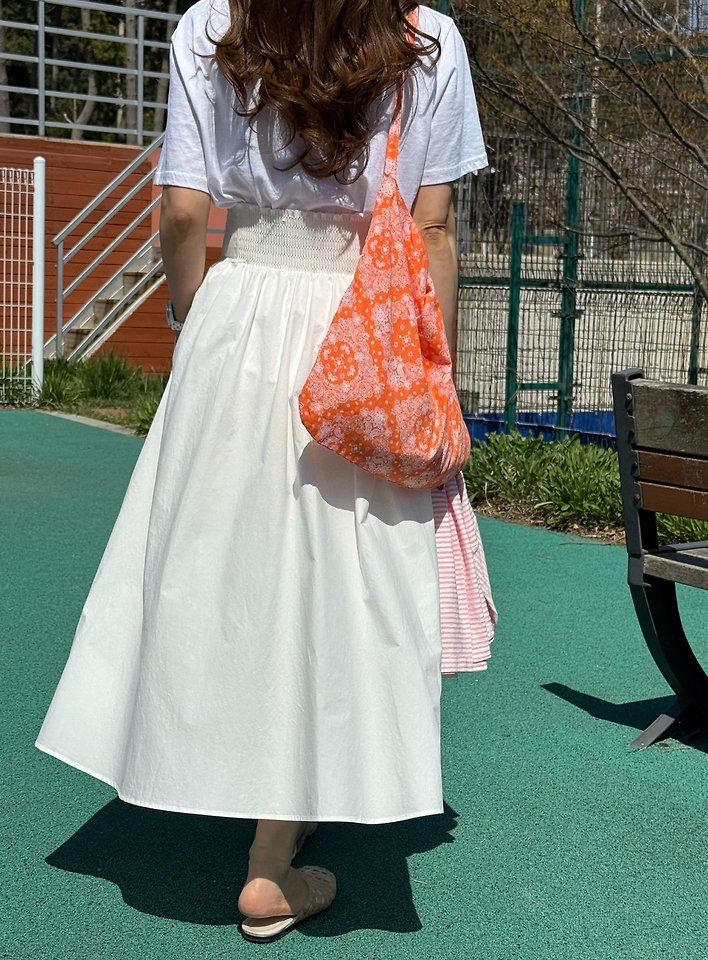 Elmu - Korean Women Fashion - #womensfashion - Cream Smoke Skirt - 7