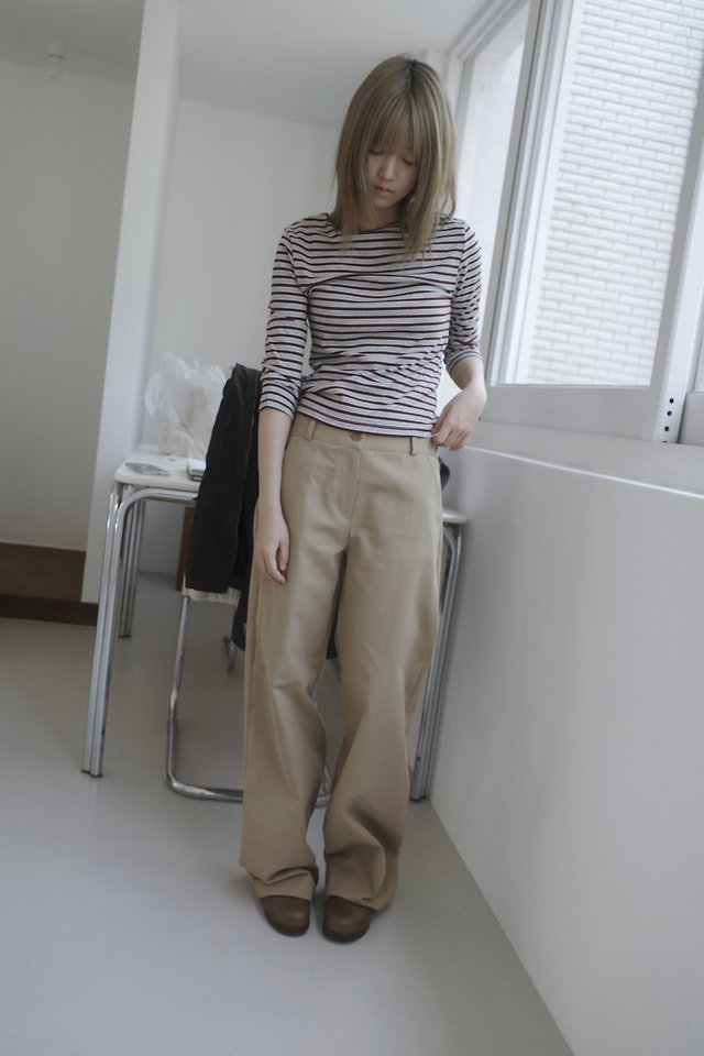 Enten - Korean Women Fashion - #momslook - Keep Going Tee - 6