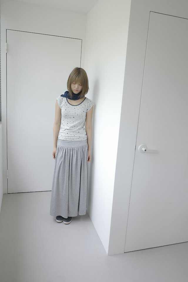 Enten - Korean Women Fashion - #momslook - Star Unbalanced Tee - 3