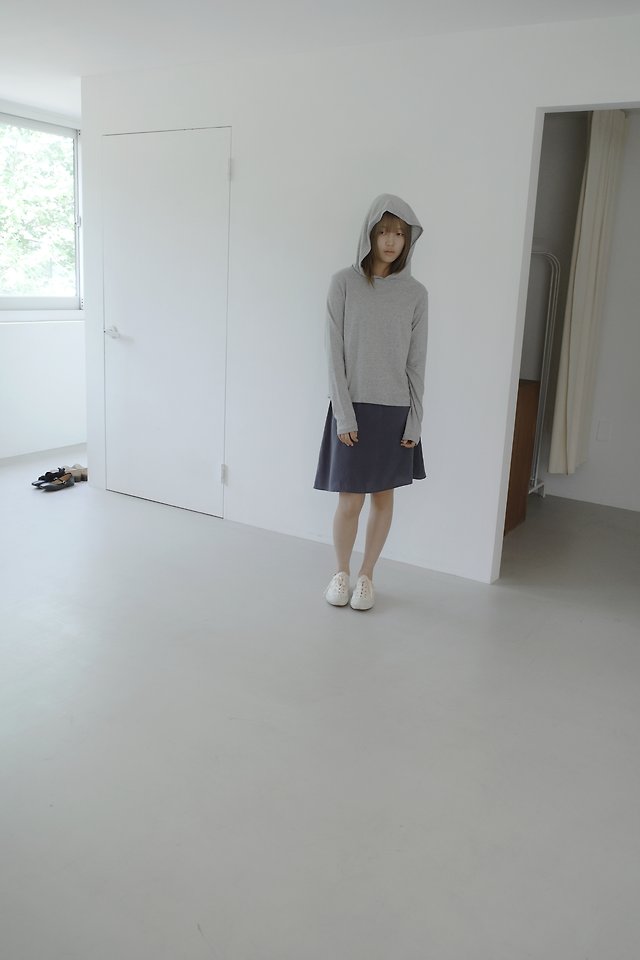 Enten - Korean Women Fashion - #restrostyle - Clean Hoodie Tee - 9