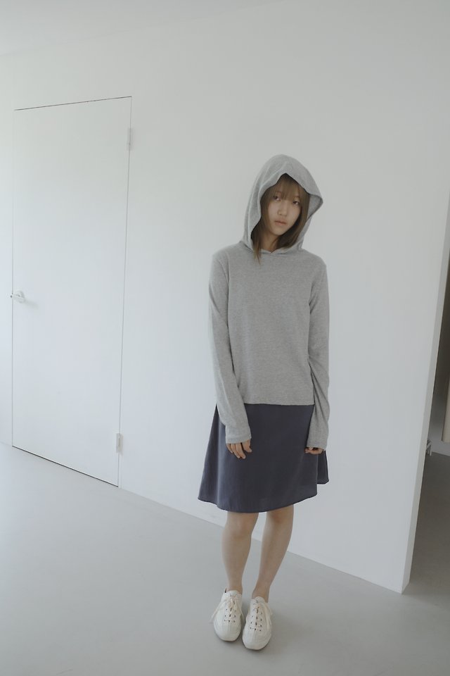 Enten - Korean Women Fashion - #romanticstyle - Clean Hoodie Tee - 10