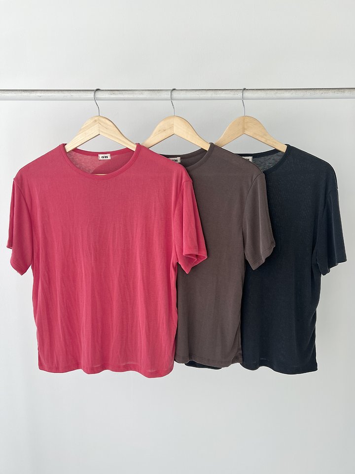 Enten - Korean Women Fashion - #vintageinspired - Migo Short Sleeve Tee
