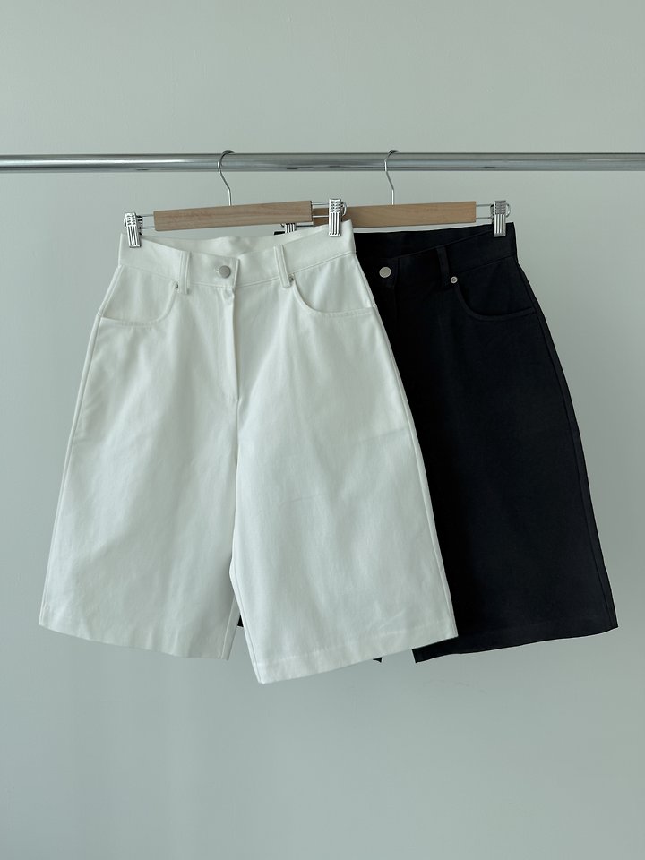 Enten - Korean Women Fashion - #vintagekidsstyle - Bermuda Pants - 12