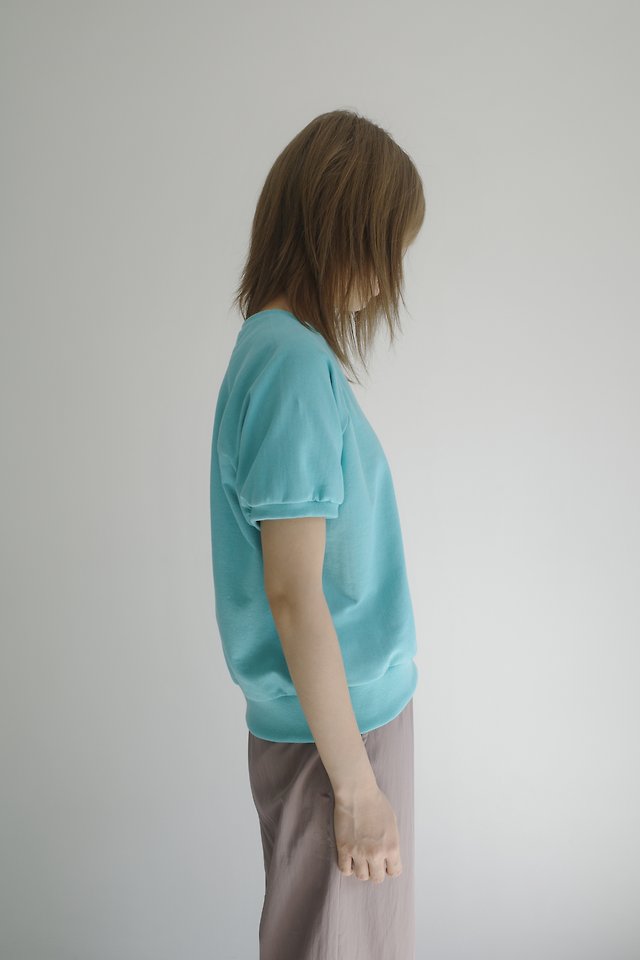 Enten - Korean Women Fashion - #vintagekidsstyle - Cachi Short Sleeve Sweatshirt - 6