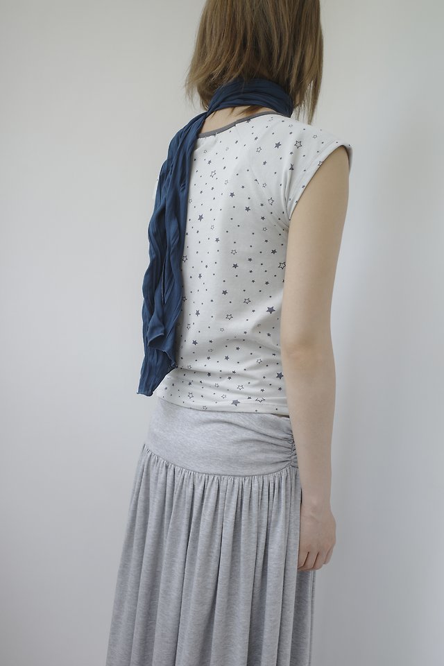 Enten - Korean Women Fashion - #momslook - Wrinkle Scarf - 4