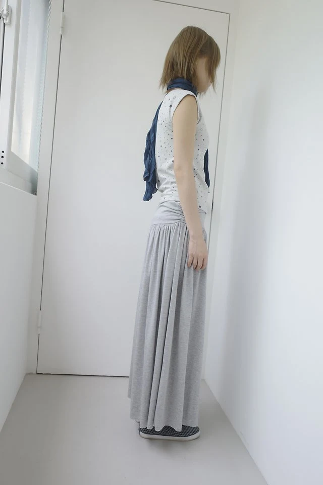 Enten - Korean Women Fashion - #momslook - Star Unbalanced Tee - 4