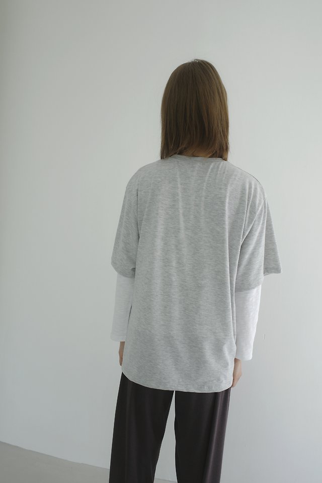 Enten - Korean Women Fashion - #womensfashion - Daily Loose Tee - 2