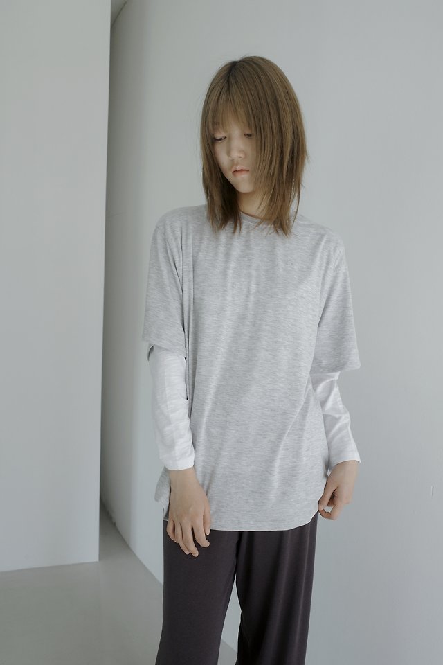 Enten - Korean Women Fashion - #womensfashion - Daily Loose Tee - 8