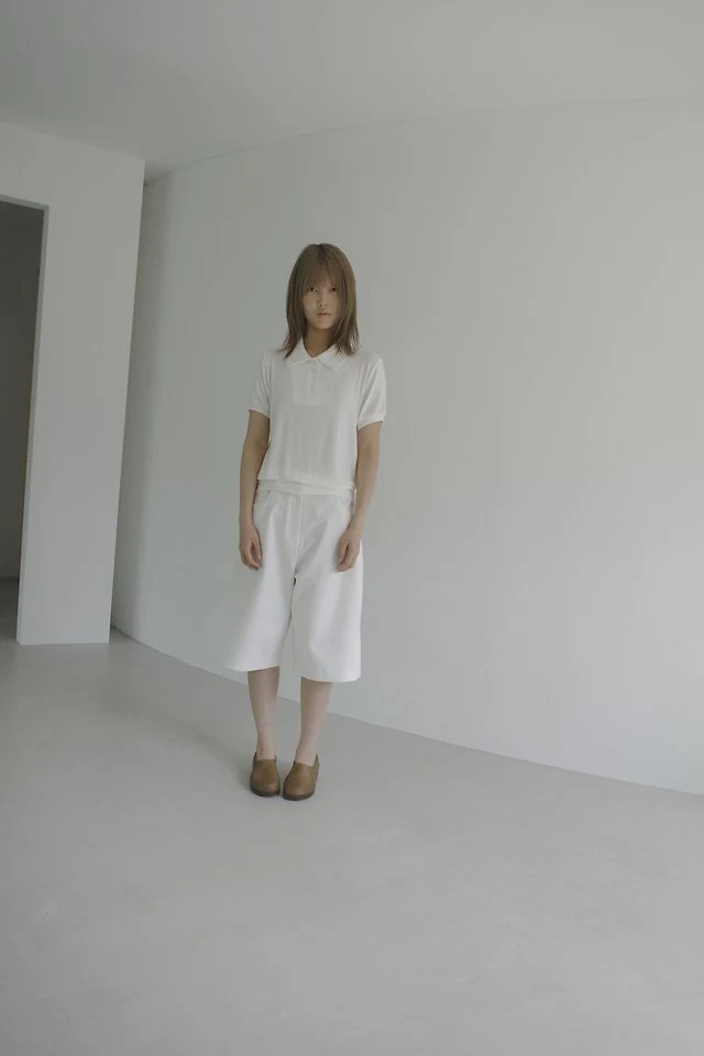 Enten - Korean Women Fashion - #womensfashion - Soft Collar Tee - 2