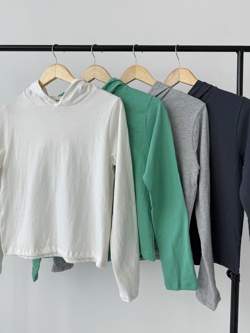 Enten - Korean Women Fashion - #womensfashion - Clean Hoodie Tee