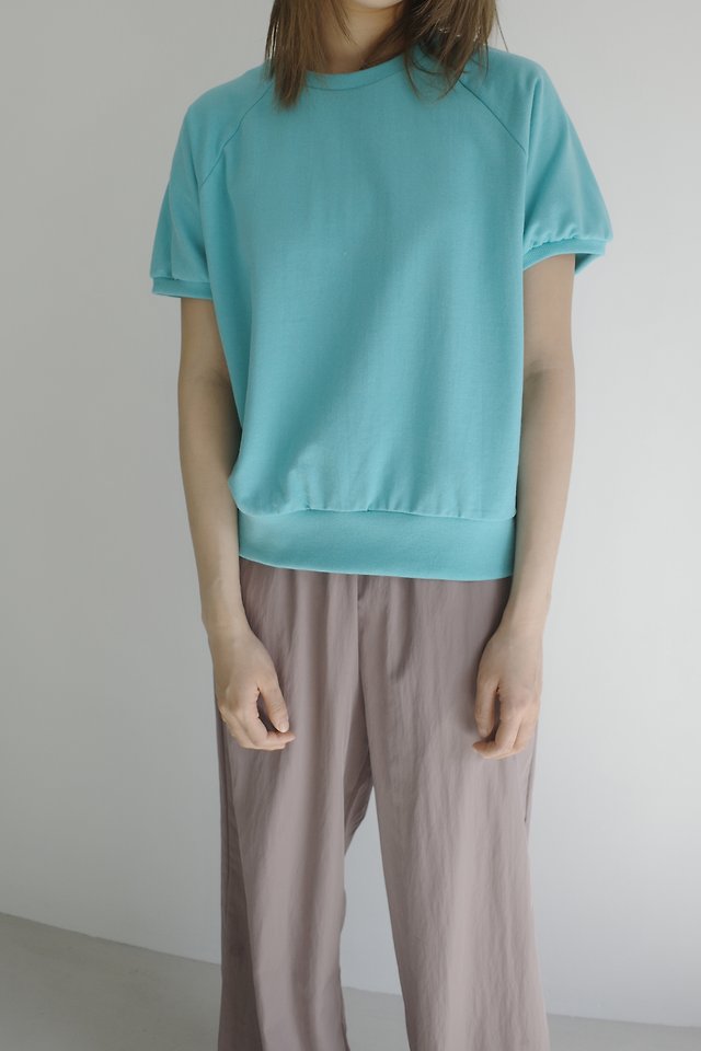 Enten - Korean Women Fashion - #momslook - Cachi Short Sleeve Sweatshirt - 4