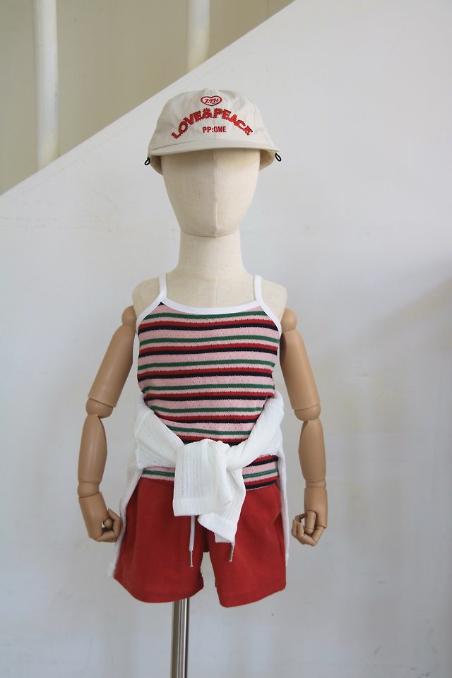 Erin J - Korean Children Fashion - #designkidswear - Eyelet String Sleeveless - 6