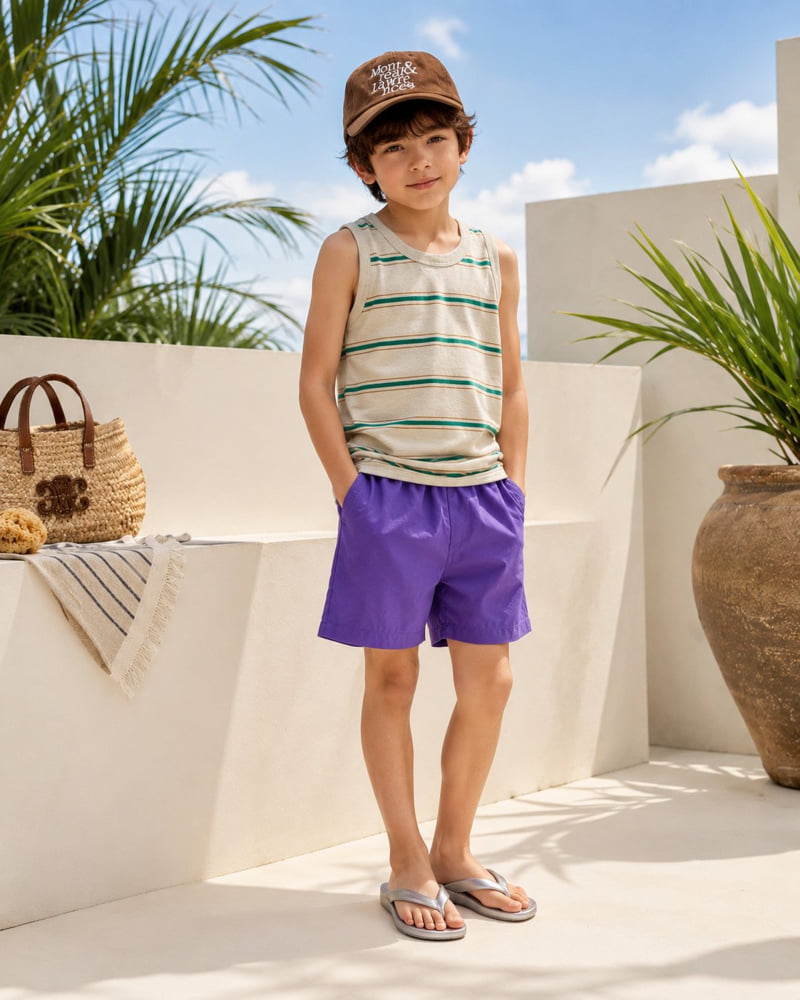 Erin J - Korean Children Fashion - #fashionkids - Multi Pigment Sleeveless - 3