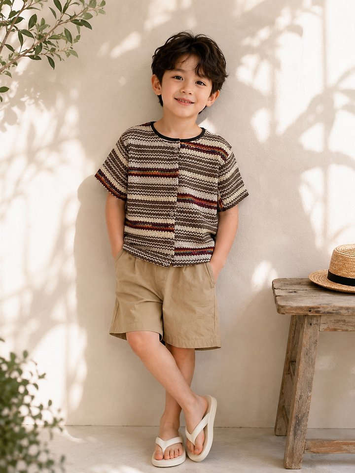 Erin J - Korean Children Fashion - #kidsshorts - Beach Breeze Cardigan - 6