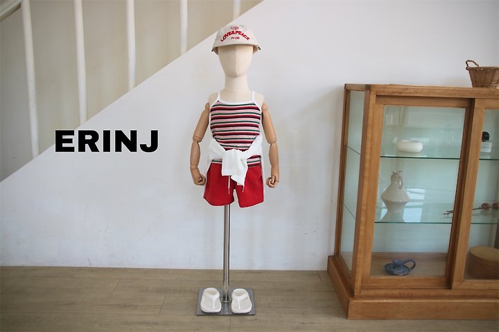 Erin J - Korean Children Fashion - #kidsstore - Eyelet String Sleeveless - 10