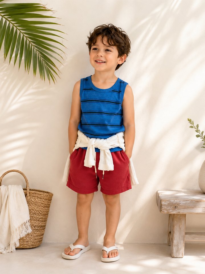 Erin J - Korean Children Fashion - #kidsstore - Multi Pigment Sleeveless - 5