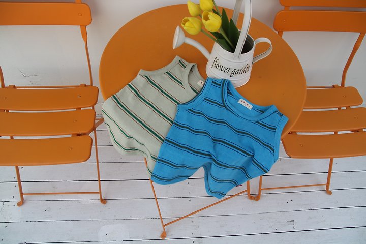 Erin J - Korean Children Fashion - #kidzfashiontrend - Multi Pigment Sleeveless - 6