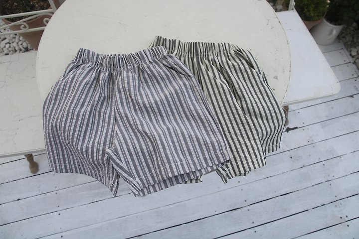 Erin J - Korean Children Fashion - #toddlerclothing - Stripe Shorts - 4