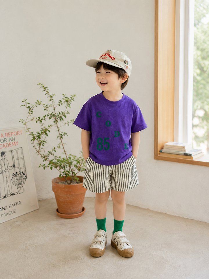 Erin J - Korean Children Fashion - #toddlerclothing - 85 Pigment Tee
