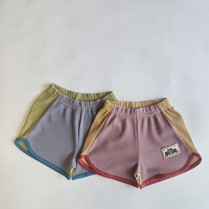 Firstblue - Korean Children Fashion - #Kfashion4kids - Waffle Shorts - 11