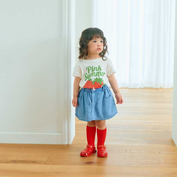 Firstblue - Korean Children Fashion - #Kfashion4kids - Flare Skort - 5