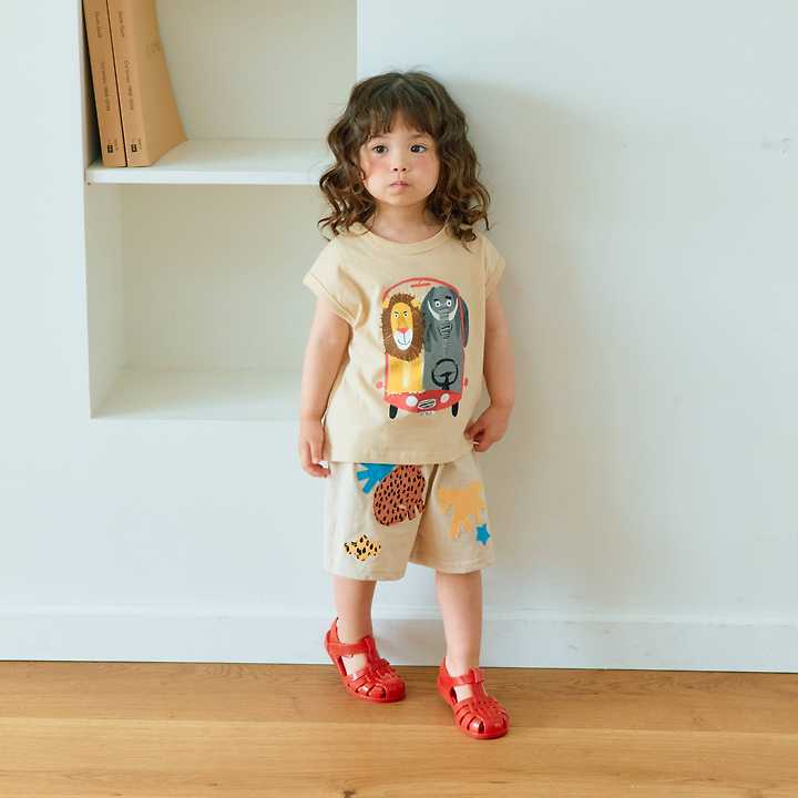 Firstblue - Korean Children Fashion - #Kfashion4kids - Animal Car Sleeveless Top - 7